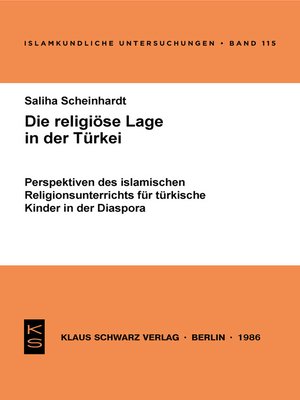 cover image of Die religiöse Lage in der Türkei